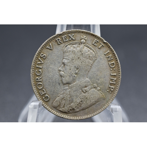 66 - Silver - East Africa - 50 Cents - George V - 1911