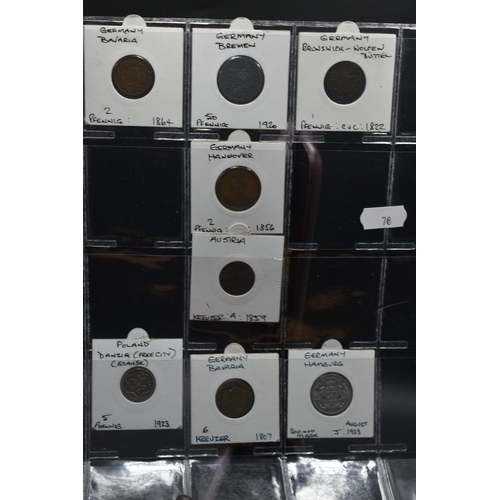 78 - Mixed Selection of Coinage from Germany, Austria and Poland