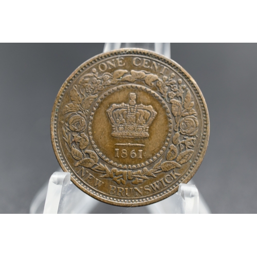 88 - Nova Scotia - 1 Cent - Victoria - 1861