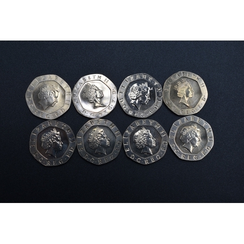 86 - Selection of Elizabeth II Twenty Pence Pieces