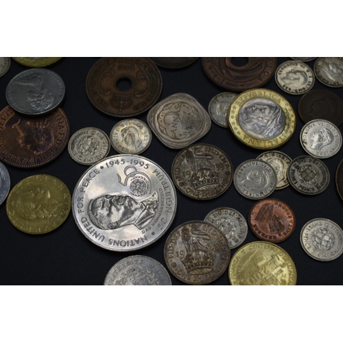 48 - Selection of Worldwide Coinage to include Silver