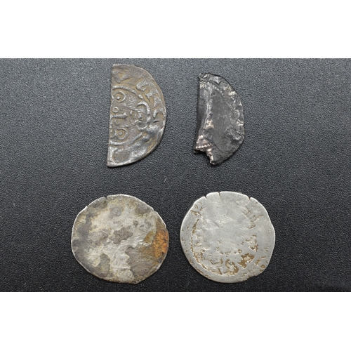 8 - Four Hammered Silver Coins (Unresearched)