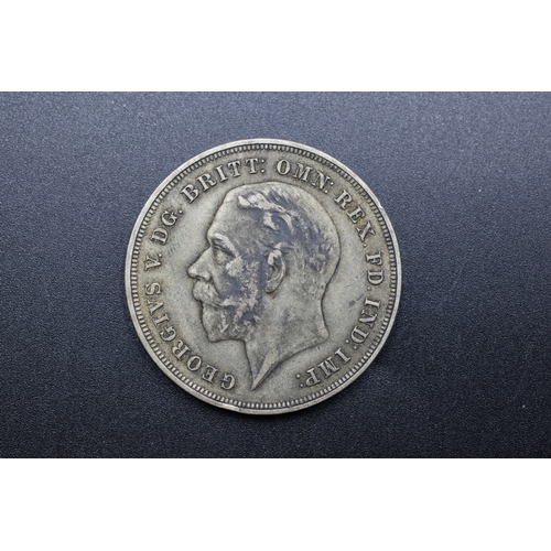 61 - Silver - 1 Crown - George V Silver Jubilee - 1935