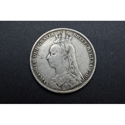 60 - Silver - Victoria - Half Crown - 1892