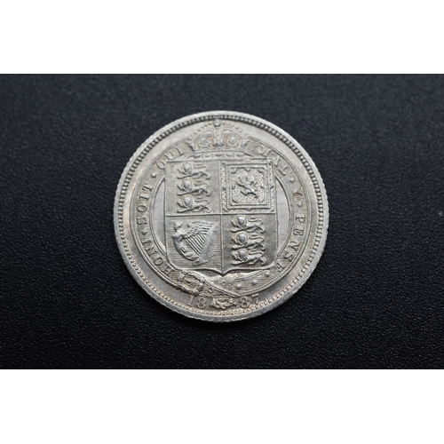 68 - Silver - Victoria - Six Pence - 1887