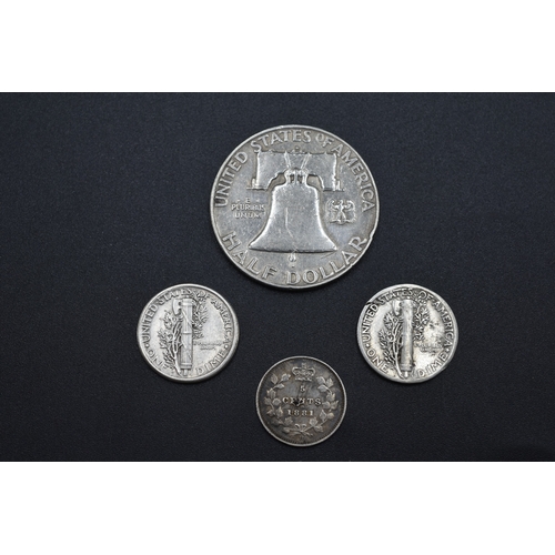 2 - Four USA Silver Coins