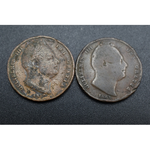 39 - William IIII Farthings - 1831 & 1837