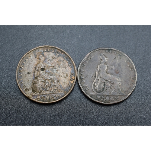 39 - William IIII Farthings - 1831 & 1837