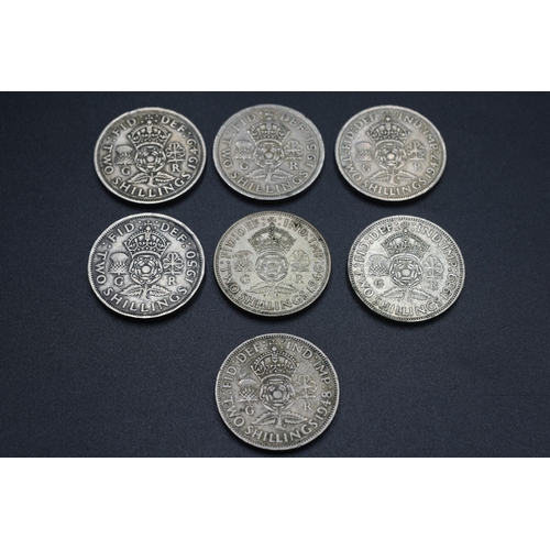 42 - Selection of George VI Two Shillings - 1939, 1946, 1949 and 1950