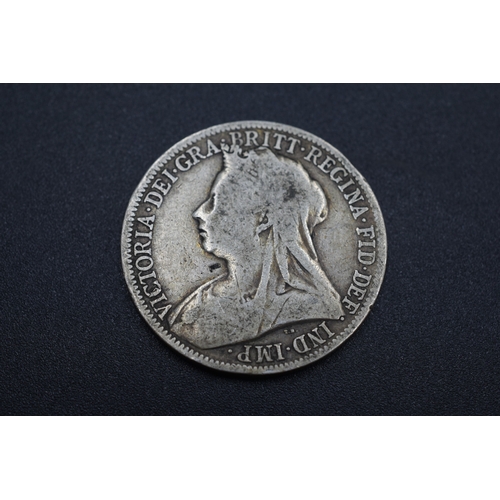 50 - Silver - Victoria - Two Shilling - 1899