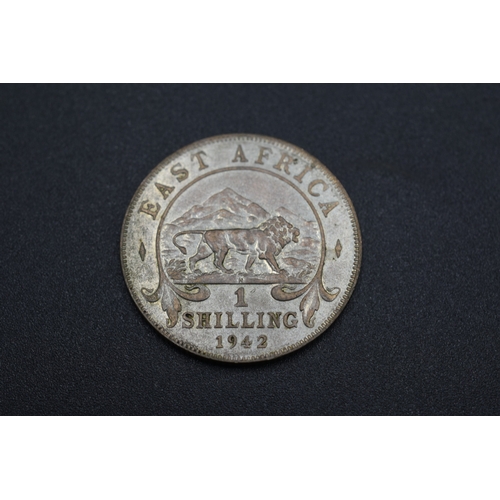 72 - Silver - East Africa - George VI - Shilling - 1942