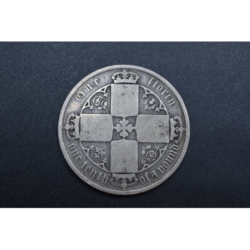 79 - Silver - Victoria - Gothic Florin