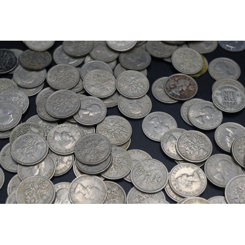 82 - Selection of Six Pence Pieces