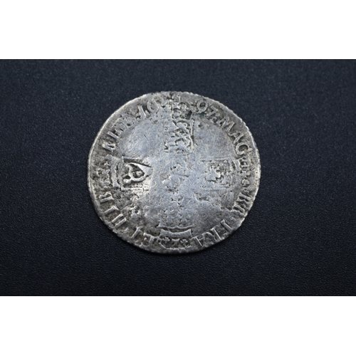 9 - William III 1607 Silver Shilling