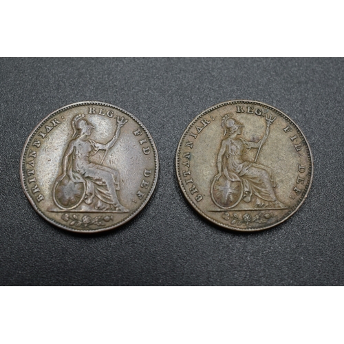 95 - Two Victoria Farthing 1846 & 1847