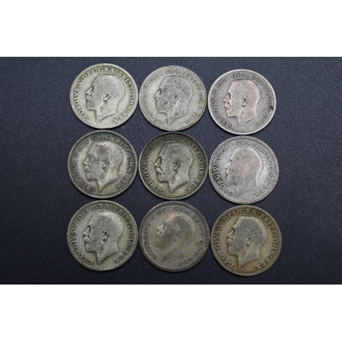 100 - Selection of Silver Six Pence Pieces