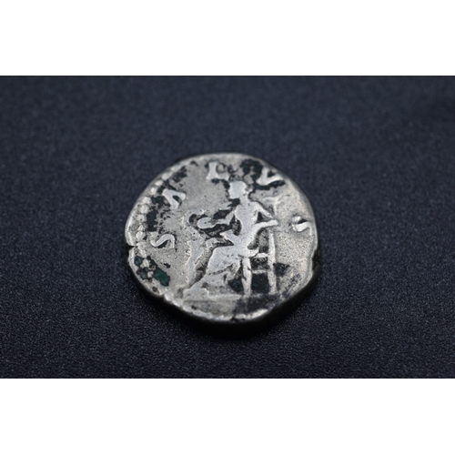 14 - Roman Faustina Denarius Silver Coin