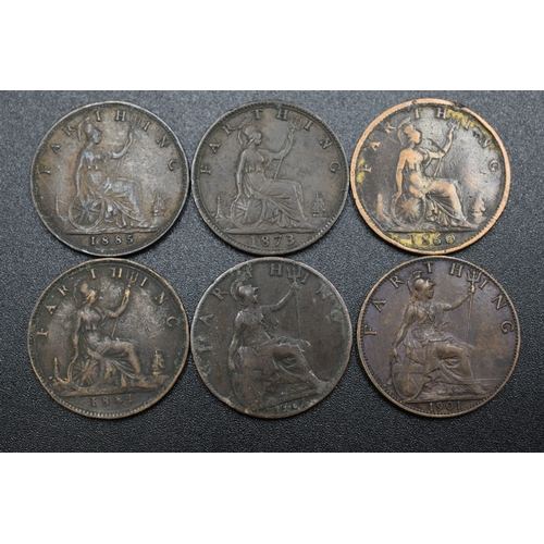 27 - Selection of Victoria Farthings - Various Dates