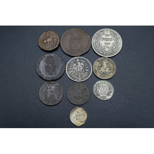 30 - Selection of Various Worldwide Coinage Includes Silver