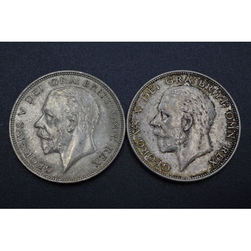 59 - Two George VI Half Crown 1933 & 1935