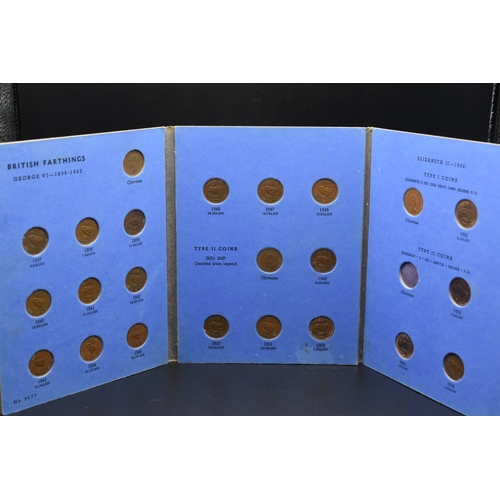 76 - Two Coin Collections - Great Britain Farthing and Great Britain Shillings (Some Missing)