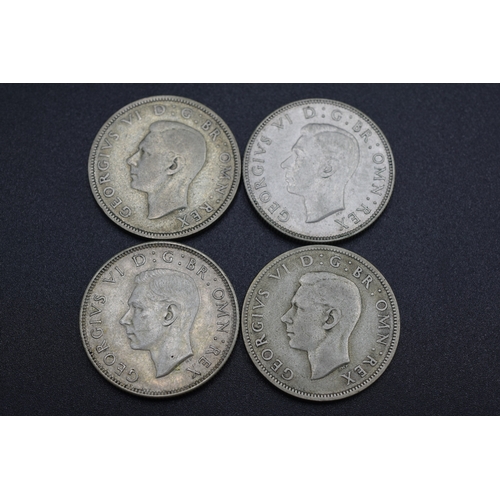 87 - Selection of Silver George VI Two Shillings 1943, 1944, 1945 and 1946