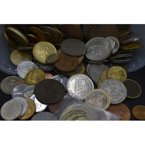 92 - Mixed Selection of Worldwide Coinage Approx 1000g