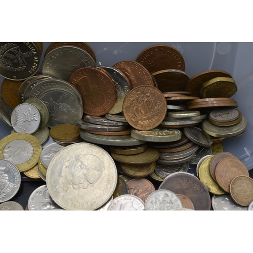 94 - Mixed Selection of Worldwide Coinage Approx 1000g