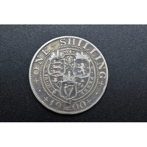 38 - Victoria - Silver - One Shilling - 1900