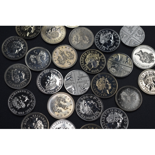 45 - Selection of Elizabeth II Five Pence Pieces