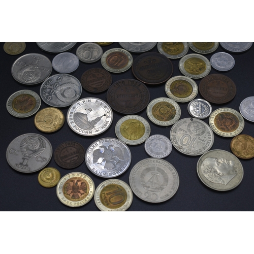 29 - Selection of Coinage From East Germany & Russia