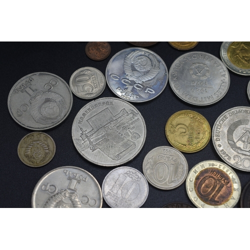 29 - Selection of Coinage From East Germany & Russia