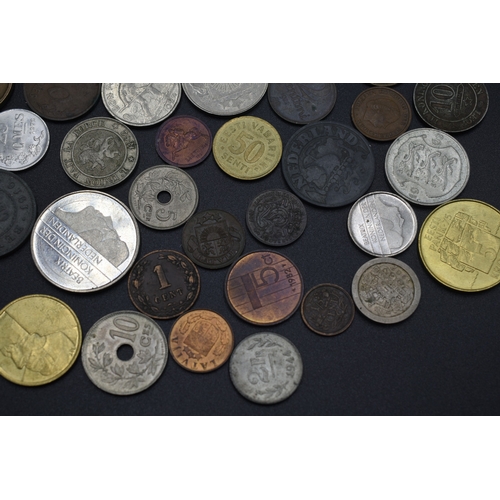 32 - Selection of Mixed Coinage From Belgium, Latvia, Luxembourg, Netherlands and More