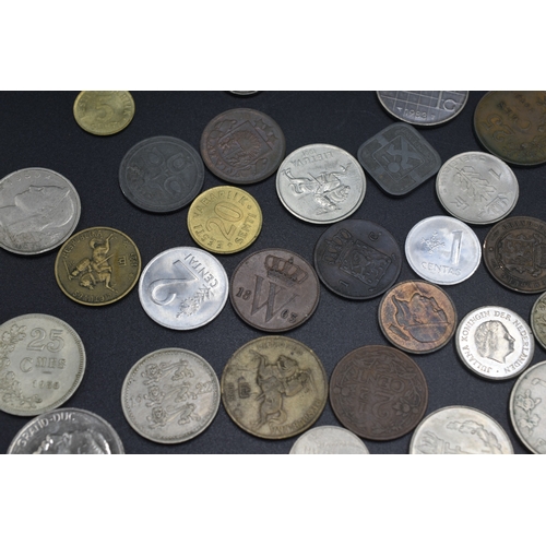 32 - Selection of Mixed Coinage From Belgium, Latvia, Luxembourg, Netherlands and More