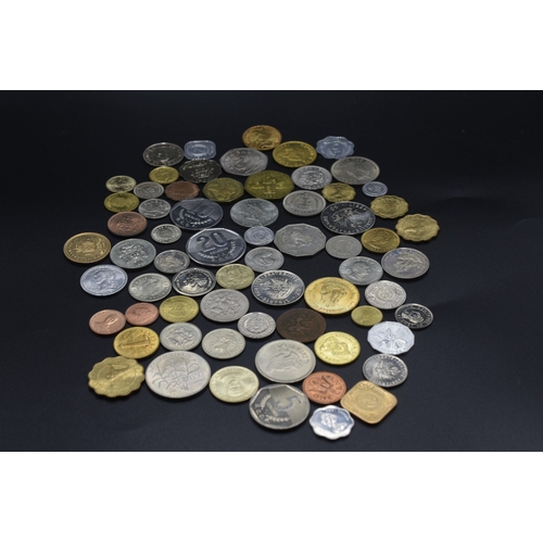 34 - Selection of Mixed Coinage From Barbados, Costa Rica and More