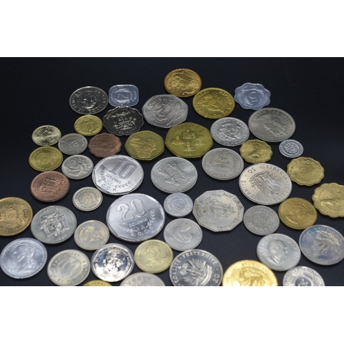 34 - Selection of Mixed Coinage From Barbados, Costa Rica and More