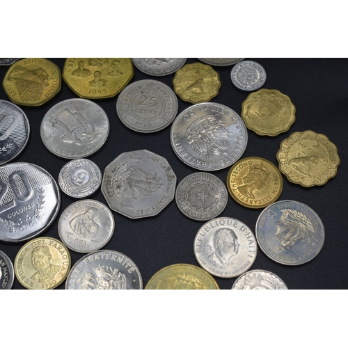 34 - Selection of Mixed Coinage From Barbados, Costa Rica and More