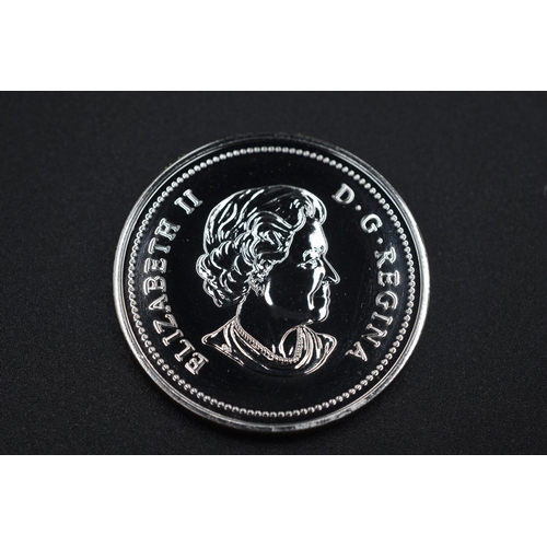 45 - Silver - 1 Dollar - Elizabeth II First French settlement in America - 2004