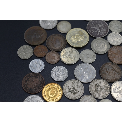 48 - Mixed Selection of Coinage to include Silver