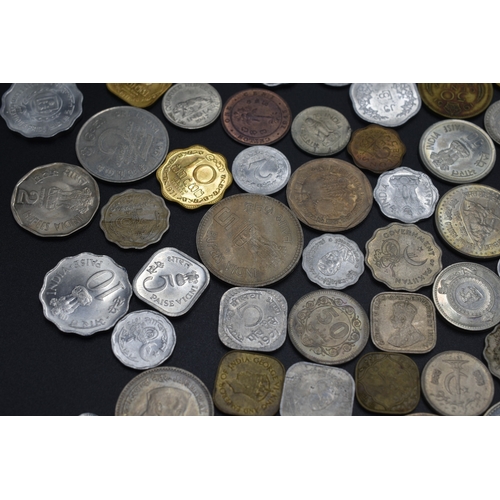 53 - Selection of Mixed Coinage from India, Ceylon and More