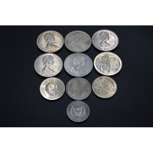 56 - Selection of Coins From Gibraltar and Cyprus