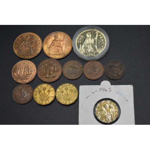 18 - Selection of 12 English Coins