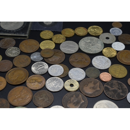 28 - Selection of Worldwide Coinage Approx 600g