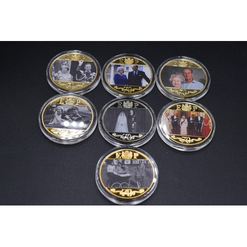 43 - Selection of Pictorial Commemorative Crowns Complete with Certificate of Authenticity