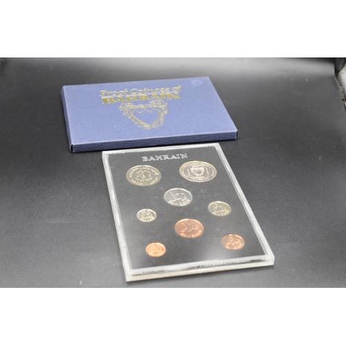 5 - Royal Mint Proof Coinage of Bahrain Set including Silver 500Fils