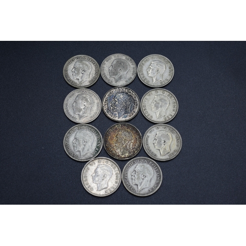 50 - Selection of Silver One Shillings Various Dates