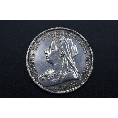 55 - A Victorian Silver 1893 Crown