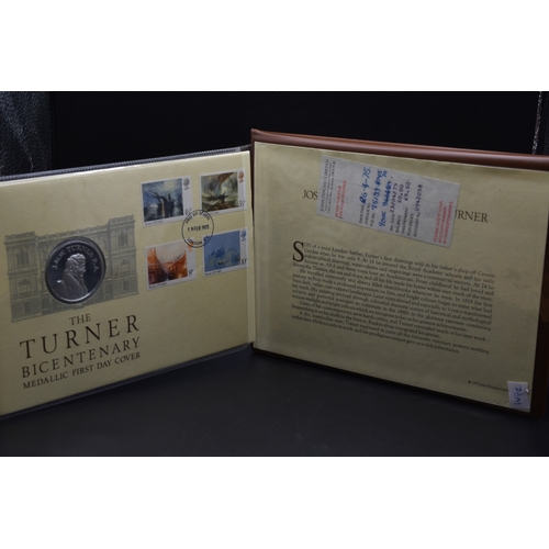 6 - The Turner Bicentenary Hallmarked Silver Medallic First Day Cover