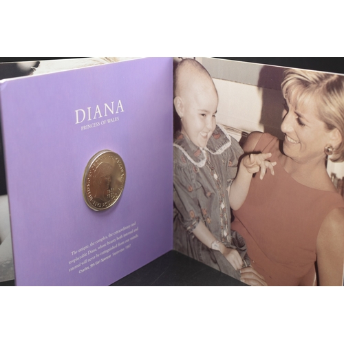 9 - Royal Mint Princess Diana £5 Memorial Coin Complete with Case