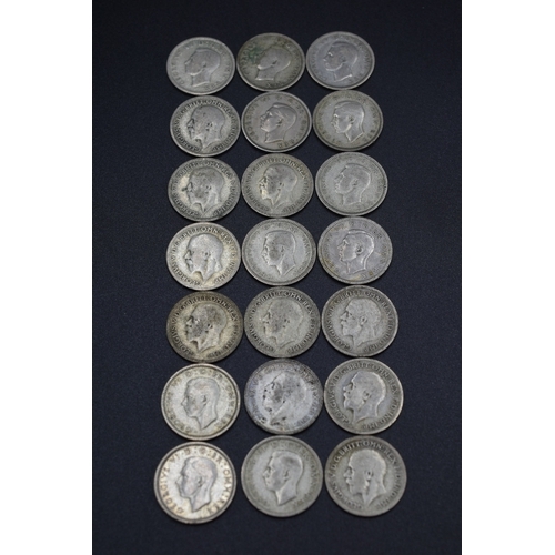 51 - Selection of Silver Six Pence Pieces Various Date